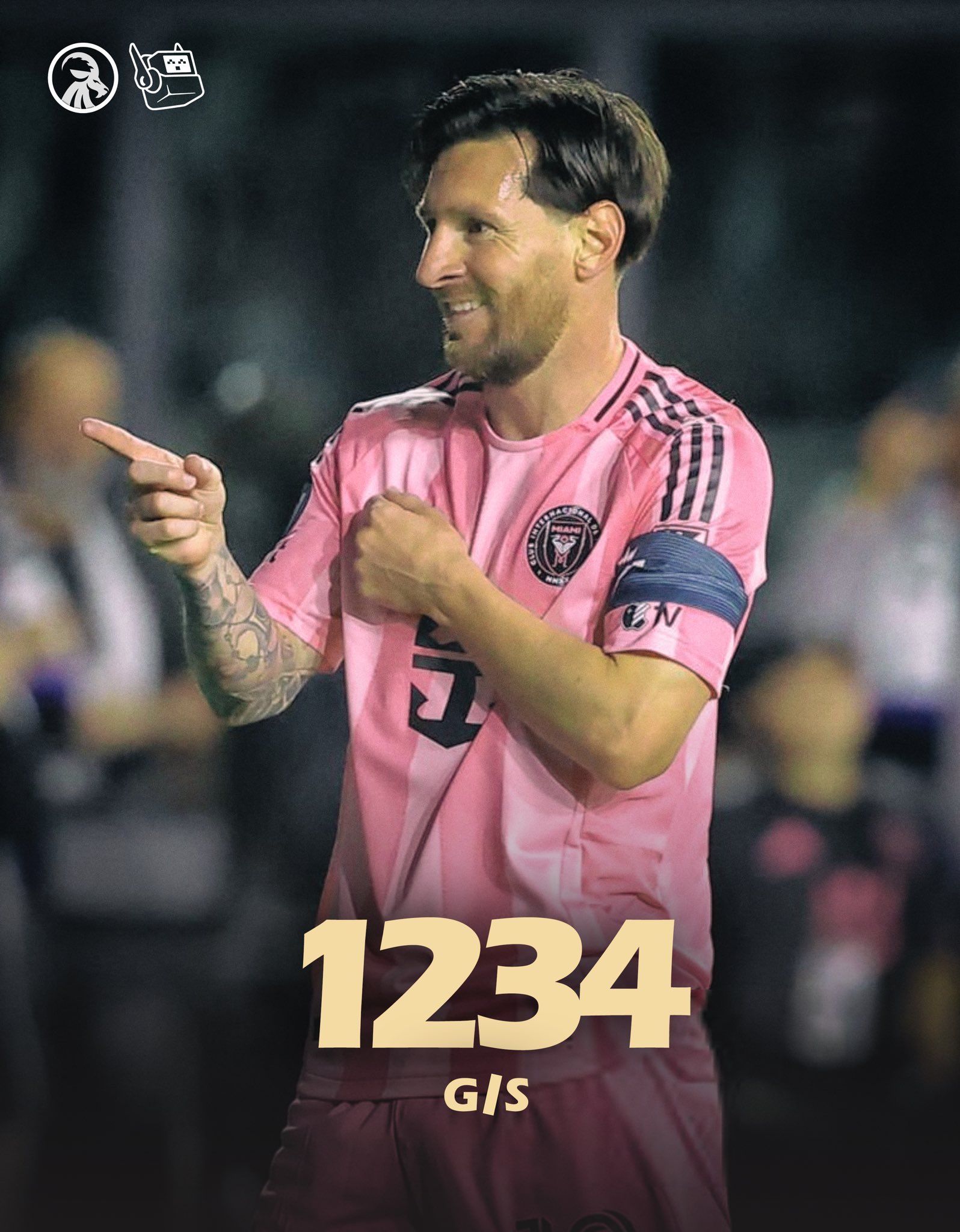 回歸即進球！37歲梅西生涯目前853球381助，參與進球數(shù)1234球！
