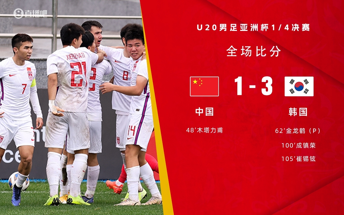 復(fù)仇！U22國足絕殺復(fù)仇韓國，2年前U20亞洲杯加時憾負無緣世青賽
